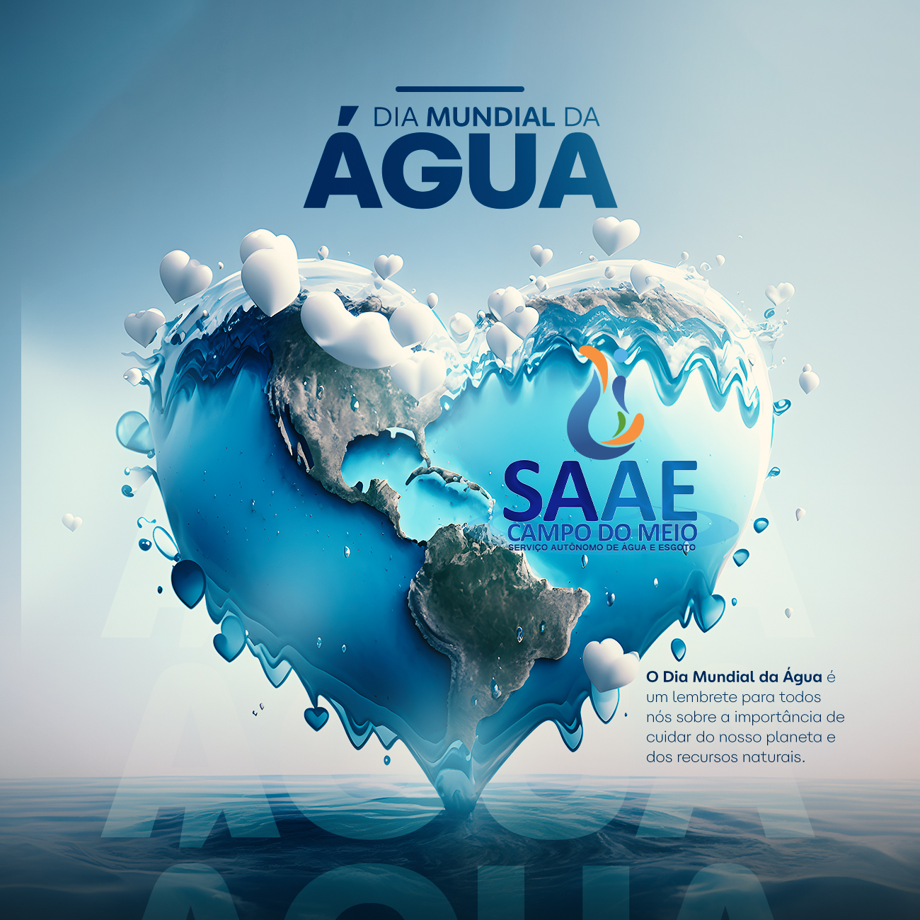 Hoje comemora-se o Dia Mundial da Água